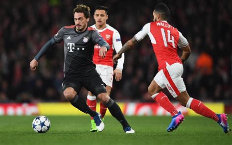 Arsenal V Bayern Munich .
